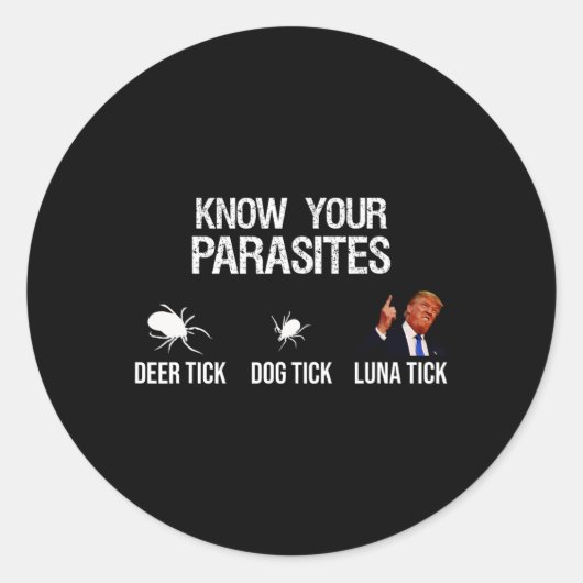 Your Paraites - Deer Tick ラウンドシール (正面)