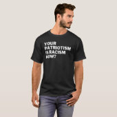 Your Patriotism Is Racism Now Anti Racism Anti Hat Tシャツ (正面フル)