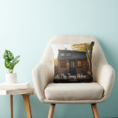 Your personal Tiny Home monogram name クッション (椅子)