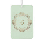 “Your Personalized Initial” Air Freshener カーエアーフレッシュナー (裏面)