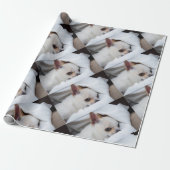 Your pet dog puppy custom photo chihuahua pattern ラッピングペーパー (アンロールド)