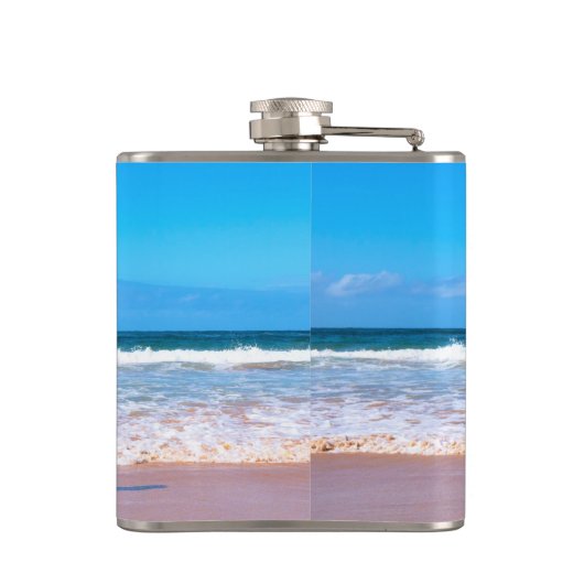 Your Pet Photo Flask Personalized Text フラスク (裏面)