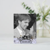 YOUR Photoで日付を保存する – Lavender 案内ポストカード (スタンド正面)