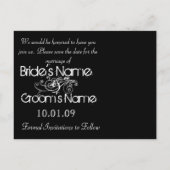 YOUR Photoで日付を保存 – SeaBlueとBrown 案内ポストカード (裏面)