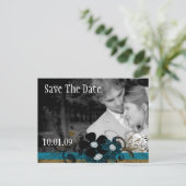 YOUR Photoで日付を保存 – SeaBlueとBrown 案内ポストカード (スタンド正面)