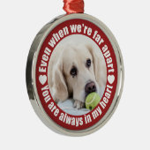 YOUR PHOTOファーアパートラブカスタムオーナメント メタルオーナメント (右)