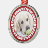 YOUR PHOTOファーアパートラブカスタムオーナメント メタルオーナメント (左)