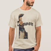 YOUR PHOTO州Of Delaware Shape T-Shirt Tシャツ (正面)