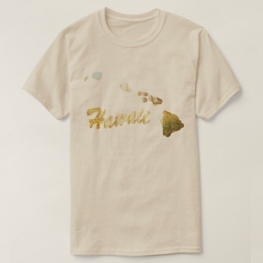 YOUR PHOTO州Of Hawaii Shape T-shirt Tシャツ (デザイン正面)