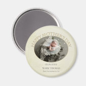 Your Photo エレガント Mother's Day Magnet マグネット (正面/裏面)
