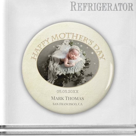 Your Photo エレガント Mother's Day Magnet マグネット