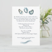 Your Photo エレガント Oyster Roast 1周年記念 招待状 (スタンド正面)