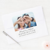 YOUR PHOTO & 文字カスタムシール スクエアシール (封筒)