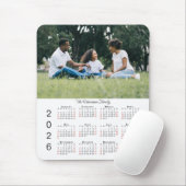 Your Photo and Name 2026 Calendar マウスパッド (マウス)