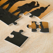 Your Photo Bible Verse Romans 8:28 ジグソーパズル (側面)