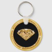 Your Photo Black and Birthday Party Friends キーホルダー (裏面)