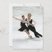 Your Photo Christmas Winter婚約招待状 (裏面)