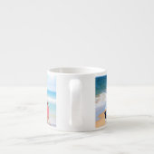 Your Photo Collage Espresso Magとカスタム文字 エスプレッソカップ (裏面)