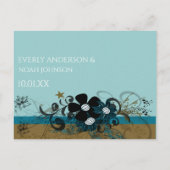 YOUR Photo Copper and Blueで日付を保存 案内ポストカード (裏面)