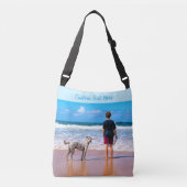 Your Photo Crossbodyバッグとカスタム文字 クロスボディバッグ (正面)