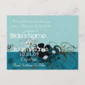 YOUR Photo DeepBlueで日付を保存 案内ポストカード (裏面)