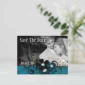 YOUR Photo DeepBlueで日付を保存 案内ポストカード (スタンド正面)