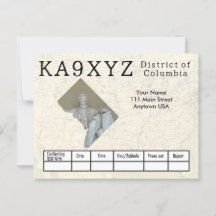 Your Photo District of Columbia切り出しQSL