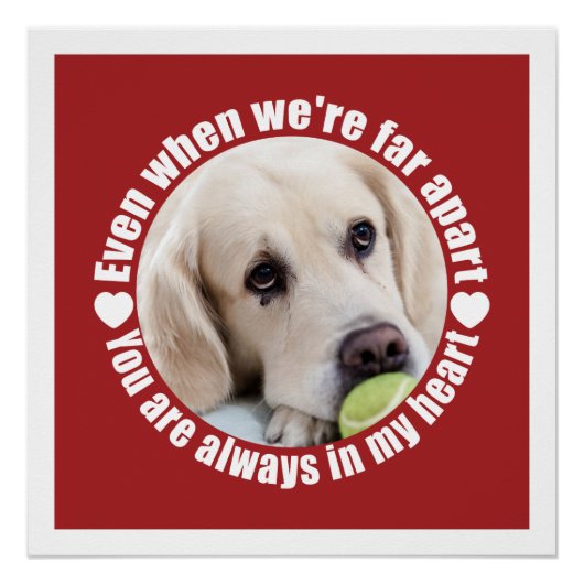 YOUR PHOTO Far Apart Loveのポスカスタムター ポスター (正面)