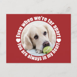 YOUR PHOTO Far Apart Loveはがきカスタム ポストカード