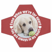 YOUR PHOTO Far Apart Loveサッカーカスタムボール サッカーボール (フラット)