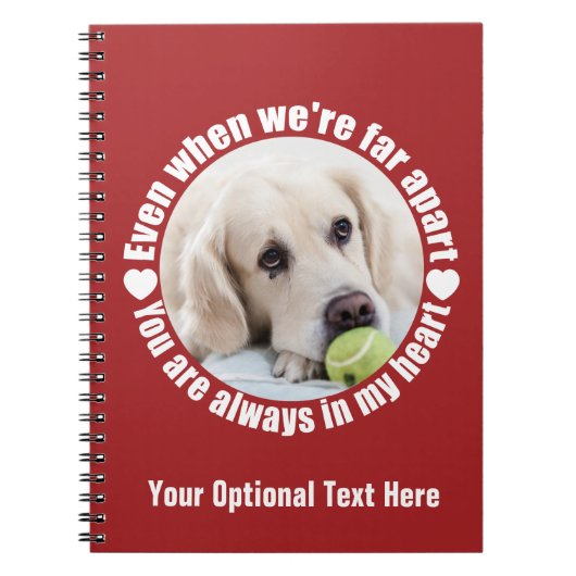 YOUR PHOTO Far Apart Loveノートブカスタムック ノートブック (正面)