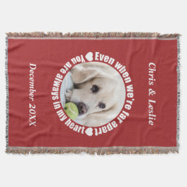 YOUR PHOTO Far Apart Love throw毛布 スローブランケット