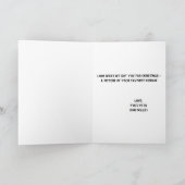 Your Photo Gift from Pets Holiday Greeting Card カード (内部)