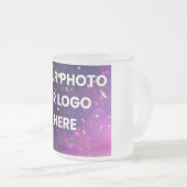 Your Photo Here | Personalized Mug フロストグラスマグカップ (正面右)