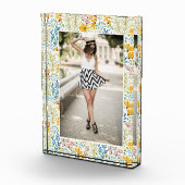 YOUR PHOTO in Flowerイラストレーション フォトブロック (右)