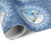 YOUR photo in Frameエレガントのラッカスタムピング紙 ラッピングペーパー (ロールコーナー)