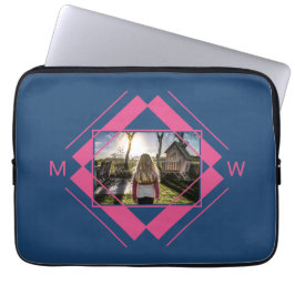 YOUR Photo & Monogramラップトップスリーブ ラップトップスリーブ