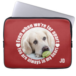 YOUR PHOTO & Monogram Far Apartラップトップスリーブ ラップトップスリーブ