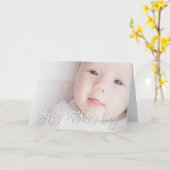 Your Photo Mother's Day Love カード (黄色い花)