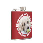 YOUR PHOTO & NAMEファーアパートラブフラスコ フラスク (右)