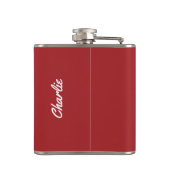 YOUR PHOTO & NAMEファーアパートラブフラスコ フラスク (裏面)