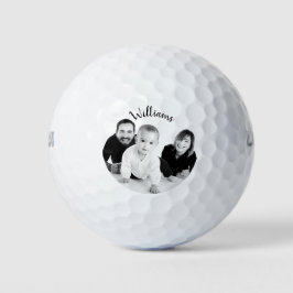 YOUR PHOTO NAME FAMILY Personalized Golf Balls ゴルフボール