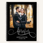 Your Photo on Wedding Guest Book ノートブック (正面)