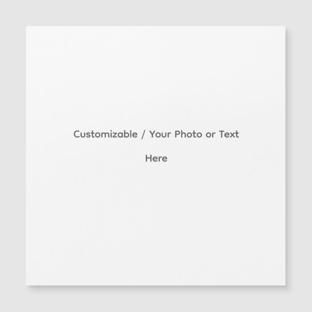 Your Photo or Text Here (Customizable Design) (正面)