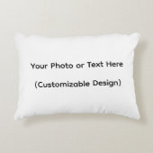 Your Photo or Text Here (Customizable Design) アクセントクッション (正面)