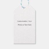 Your Photo or Text Here (Customizable Design) ギフトタグ (正面)