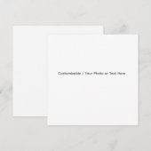 Your Photo or Text Here (Customizable Design) シーズンカード (正面/裏面)