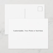 Your Photo or Text Here (Customizable Design) シーズンポストカード (正面/裏面)