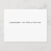 Your Photo or Text Here (Customizable Design) シーズンポストカード (正面)