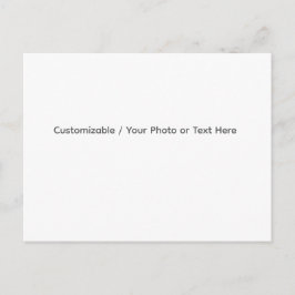 Your Photo or Text Here (Customizable Design) シーズンポストカード